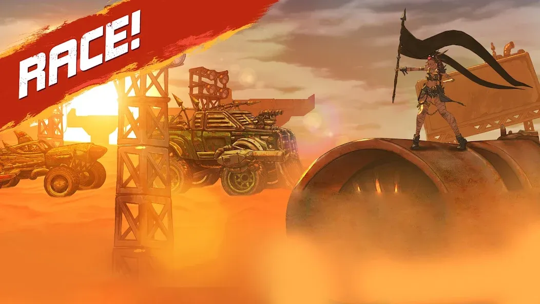 Road Warrior: Nitro Car Battle — скриншот 2