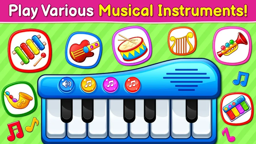 Baby Games: Piano & Baby Phone — скриншот 2