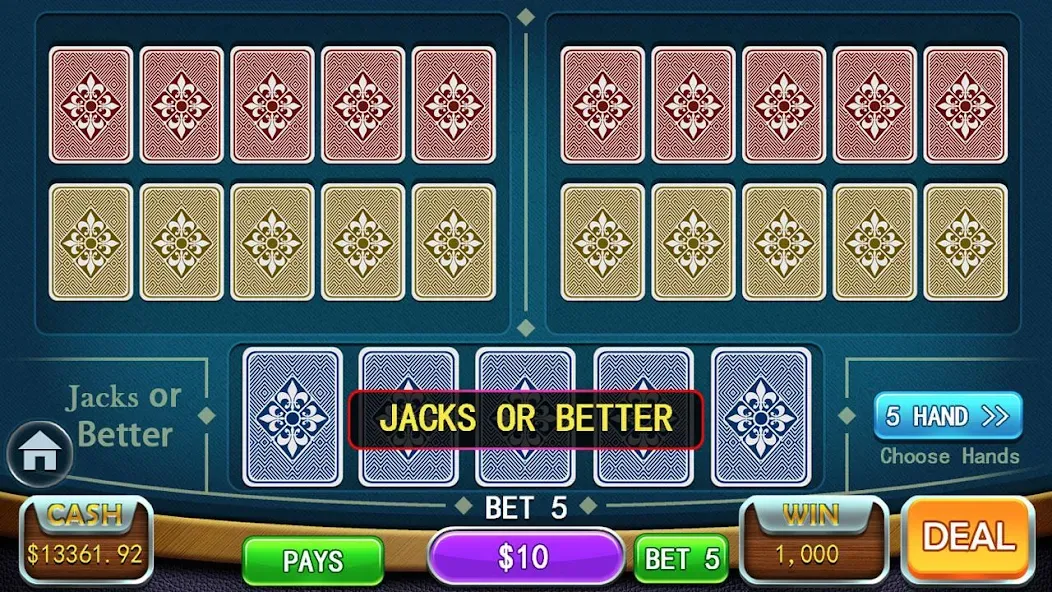 Video Poker Games - Multi Hand — скриншот 4 Video Poker Games - Multi Hand — скриншот 4