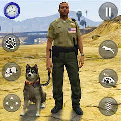Toby Police Dog Sim: Dogs Game - Взлом Много денег