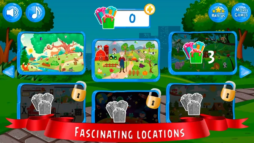 Hidden Object games for kids — скриншот 2