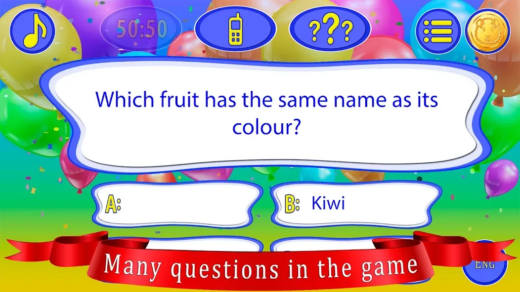 Kids Quiz Games: Millionaire — скриншот 4