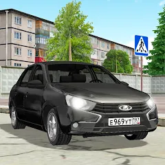 Лада Гранта. Игра про машины MOD APK — Много денег