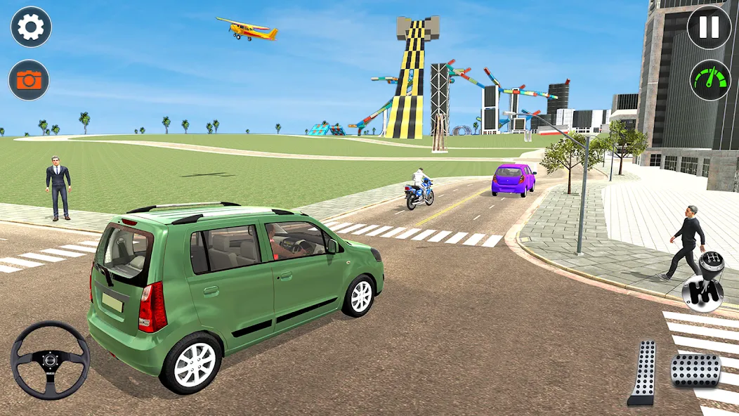 Indian Car Simulator: Car Game — скриншот 3 Indian Car Simulator: Car Game — скриншот 3