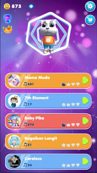 EDM Tom: Cat Dancing Tiles — скриншот 1 EDM Tom: Cat Dancing Tiles — скриншот 1