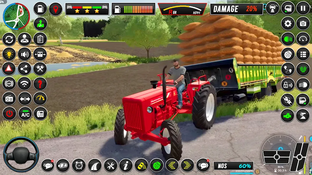 Indian Tractor Simulator Games — скриншот 1