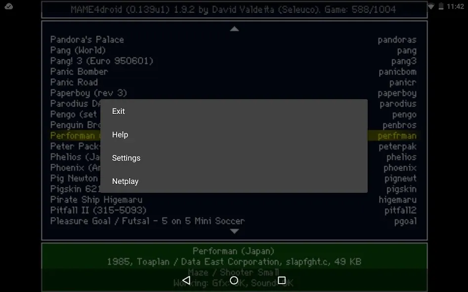 MAME4droid (0.139u1) — скриншот 4