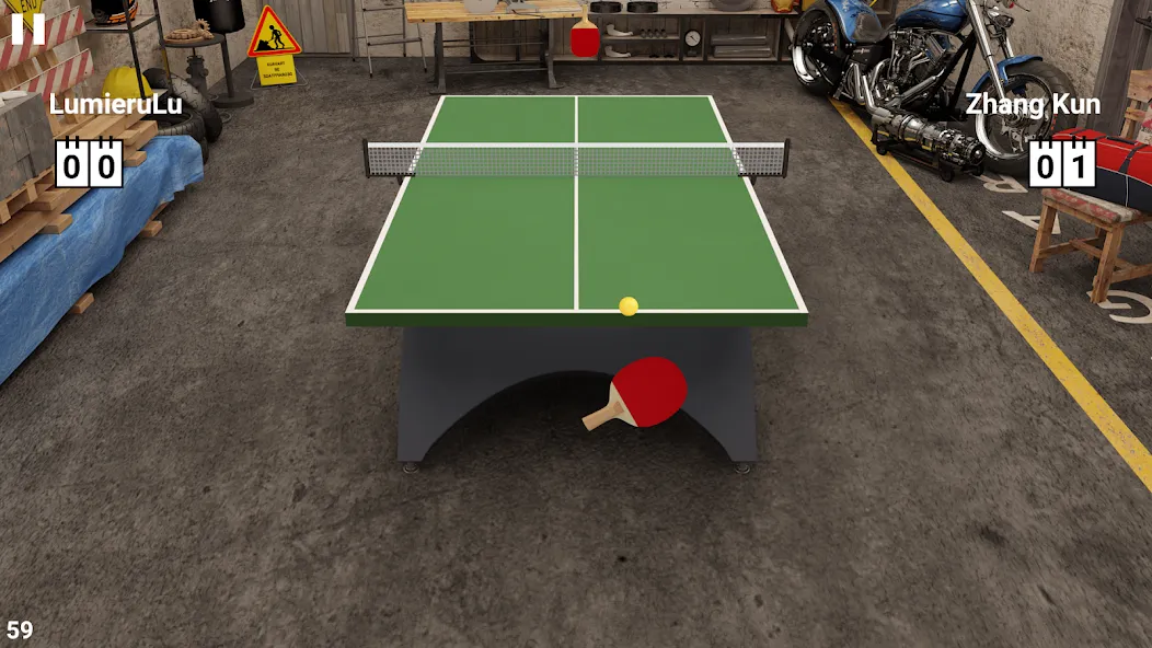 Virtual Table Tennis — скриншот 1