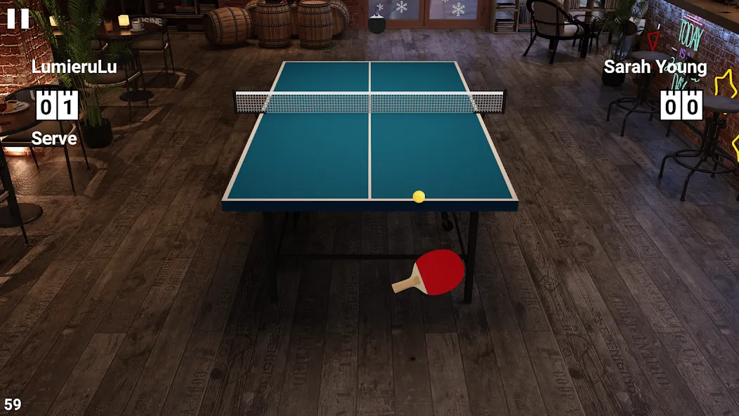 Virtual Table Tennis — скриншот 2