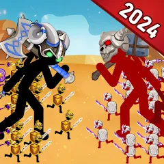 Скачать Stick Dynasty на Android — Много денег и кристаллов