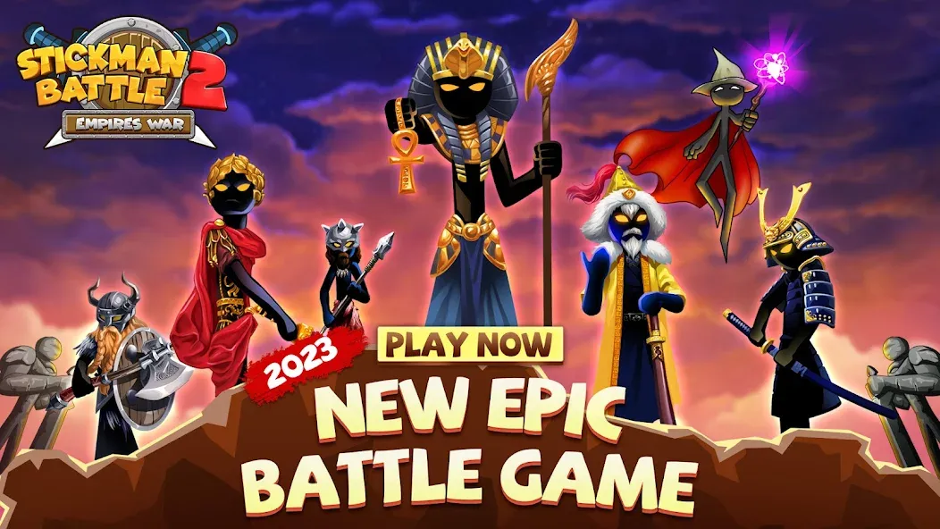 Stickman Battle 2: Empires War — скриншот 1 Stickman Battle 2: Empires War — скриншот 1
