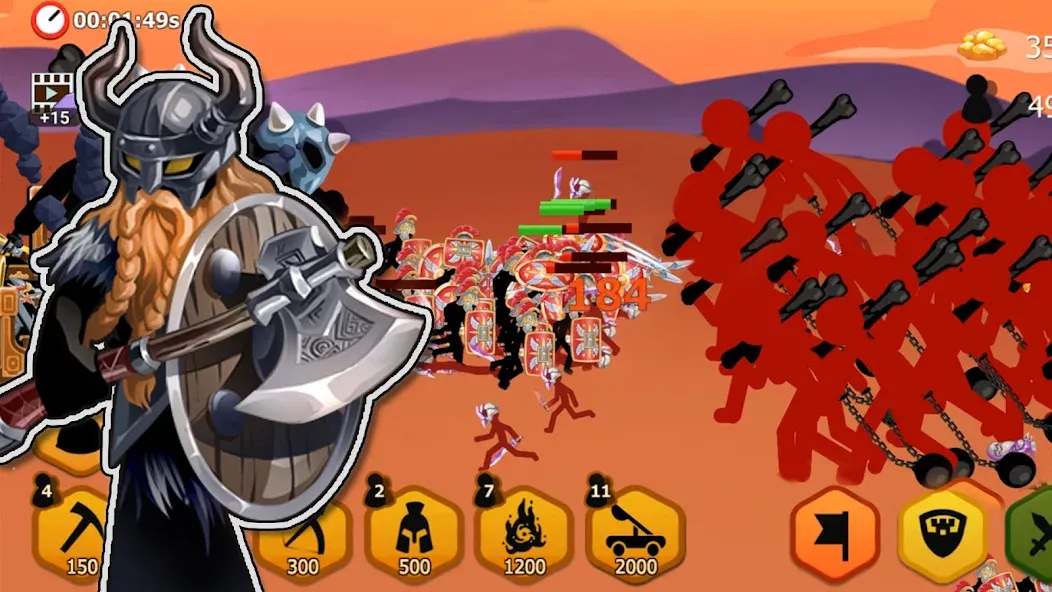Stickman Battle 2: Empires War — скриншот 2 Stickman Battle 2: Empires War — скриншот 2
