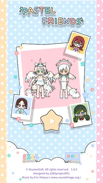 Pastel Friends : Dress Up Game — скриншот 1