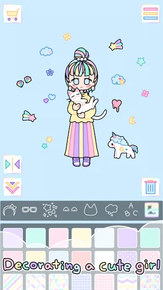 Pastel Girl : Dress Up Game — скриншот 2
