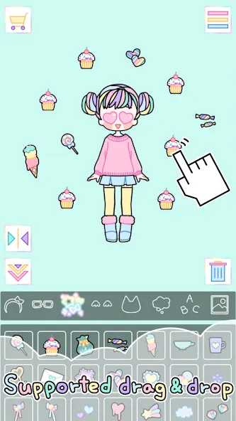 Pastel Girl : Dress Up Game — скриншот 3