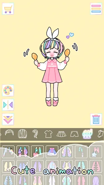 Pastel Girl : Dress Up Game — скриншот 4