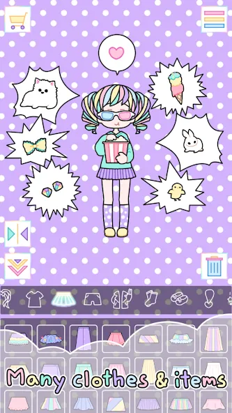 Pastel Girl : Dress Up Game — скриншот 5