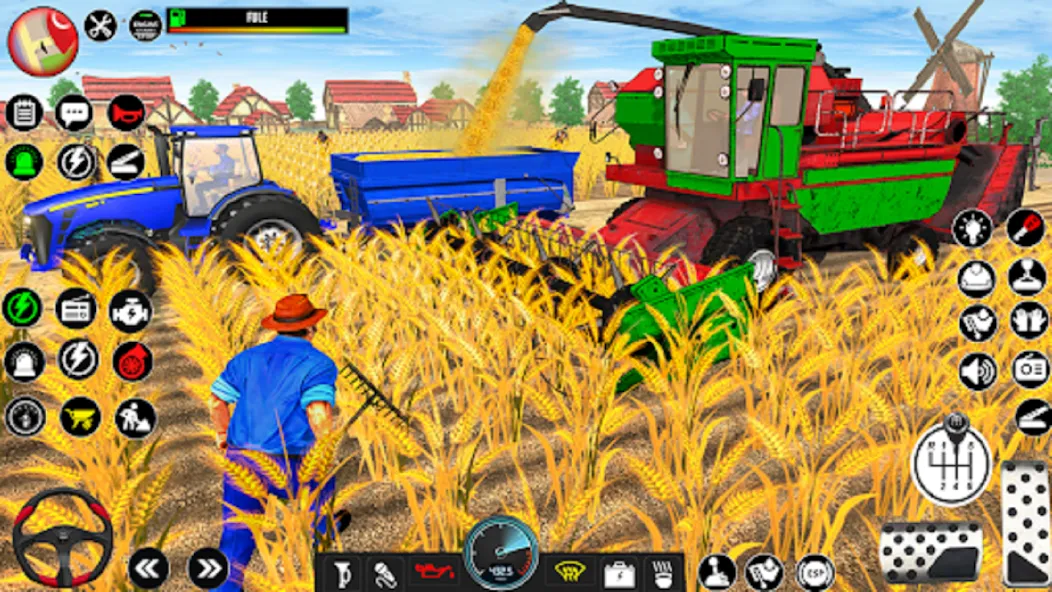 Indian Tractor Driving Game 3D — скриншот 4 Indian Tractor Driving Game 3D — скриншот 4