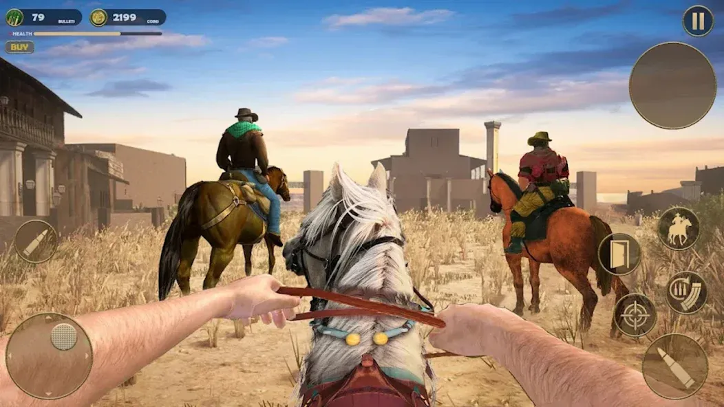 West Cowboy - Gunfighter Game — скриншот 1