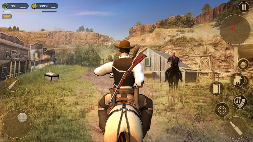 West Cowboy - Gunfighter Game — скриншот 3