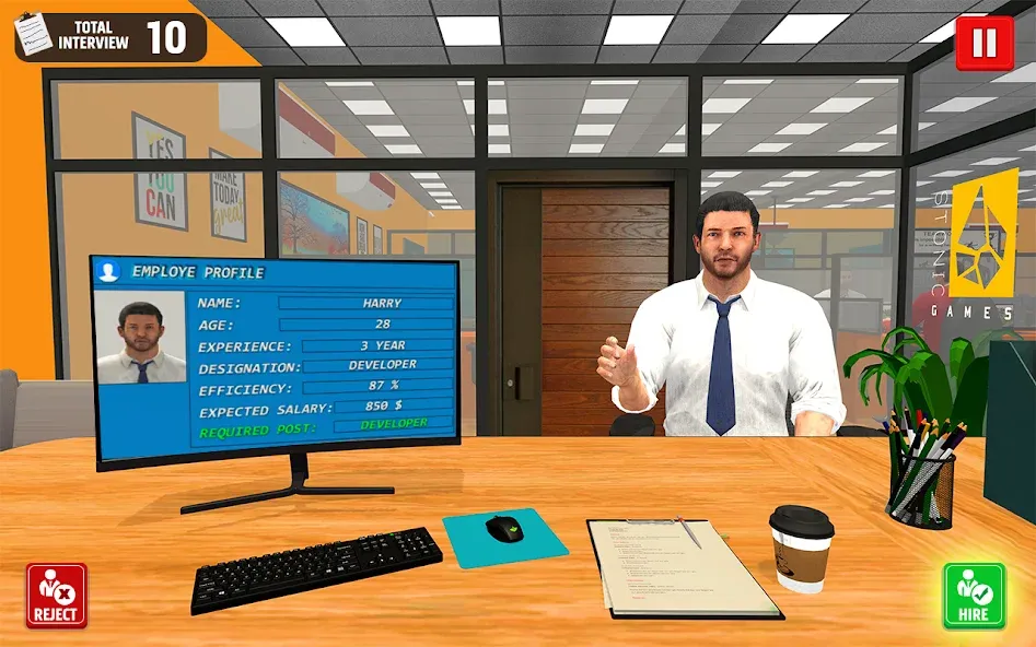 Virtual HR Manager Job Games — скриншот 2 Virtual HR Manager Job Games — скриншот 2