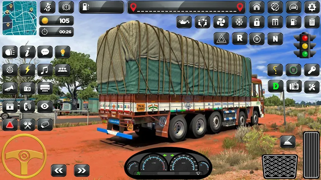 Indian Truck Driver Simulator — скриншот 2