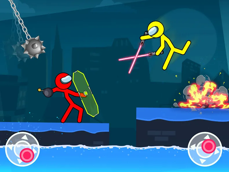 Stick-man Fighting Games — скриншот 1