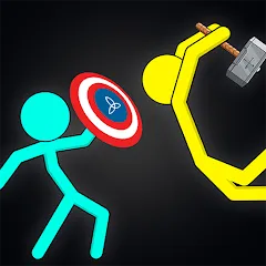 Скачать Stick-man Fighting Games — версия Много денег