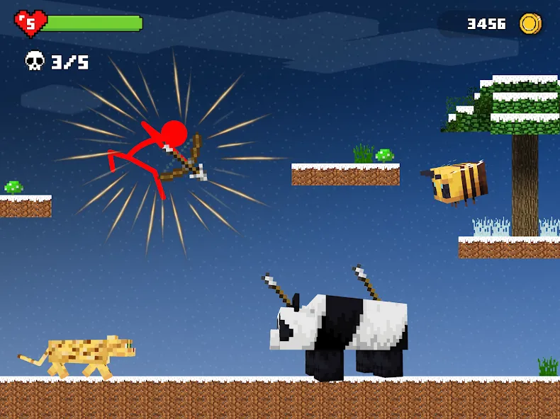 Stick-man Battle - Craft World — скриншот 5
