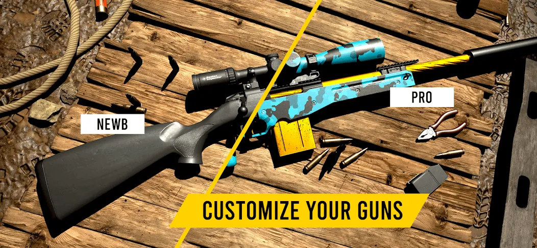 GUNSIM - 3D FPS Shooting Guns — скриншот 3