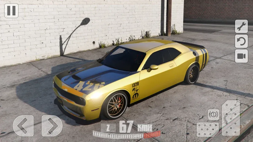 Simulator Dodge Demon Parking — скриншот 3