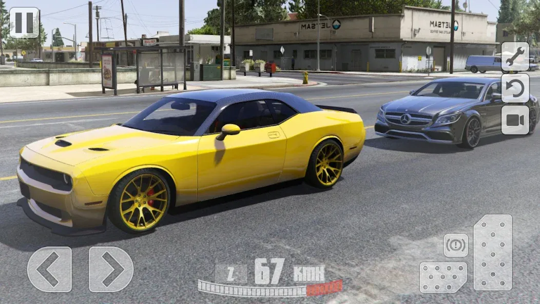 Simulator Dodge Demon Parking — скриншот 4