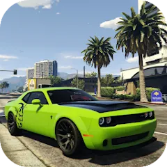 Simulator Dodge Demon Parking — Версия Много денег