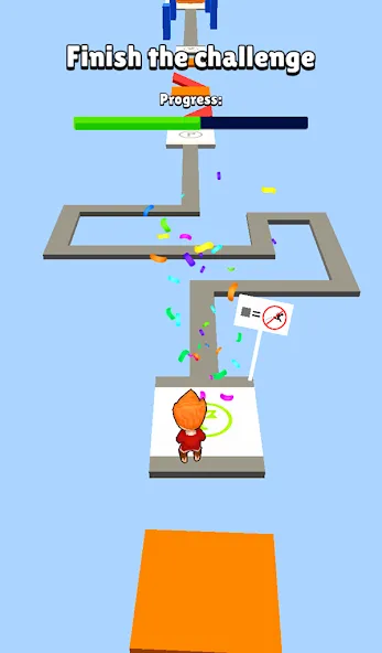 Fall Party.io: Match Race — скриншот 5