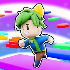 Скачать Fall Party.io: Match Race MOD APK — Все открыто
