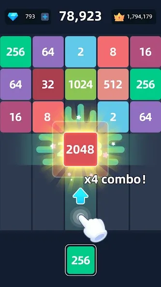 2048™ Merge Block Puzzle — скриншот 4 2048™ Merge Block Puzzle — скриншот 4