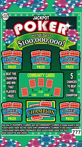 Scratch Off Lottery Scratchers — скриншот 4