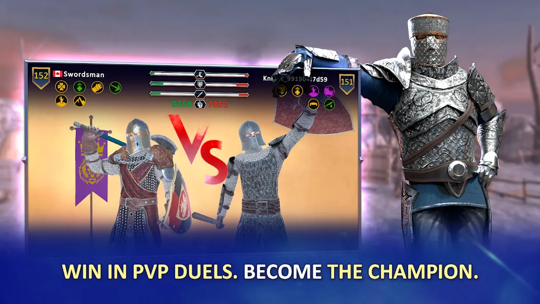 Knights Fight 2: New Blood — скриншот 3 Knights Fight 2: New Blood — скриншот 3