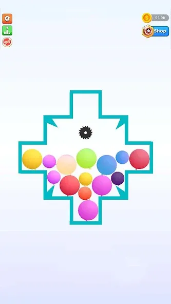 Bounce and pop - Puff Balloon — скриншот 1