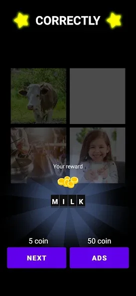Puzzle: 4 pics 1 word offline — скриншот 4