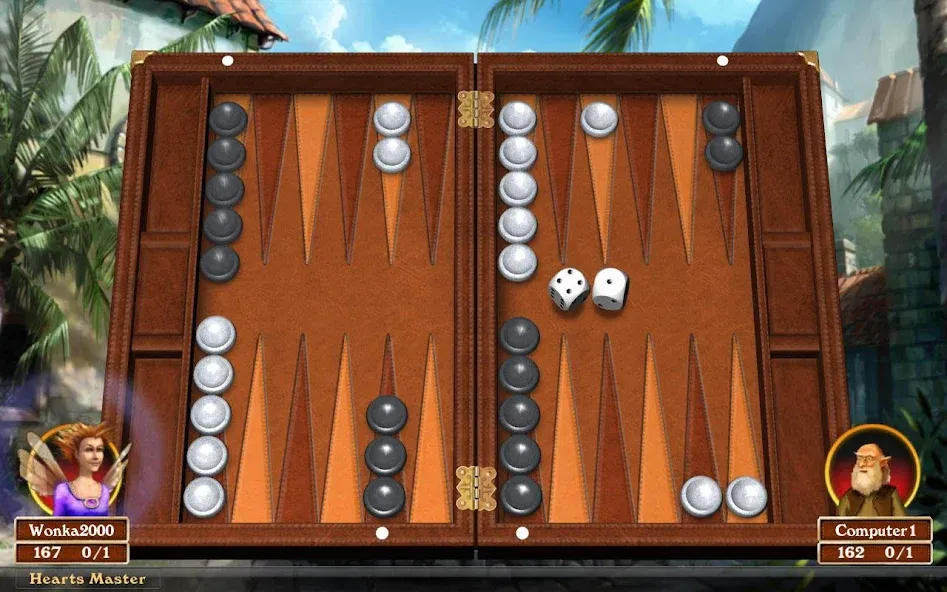 Hardwood Backgammon — скриншот 1