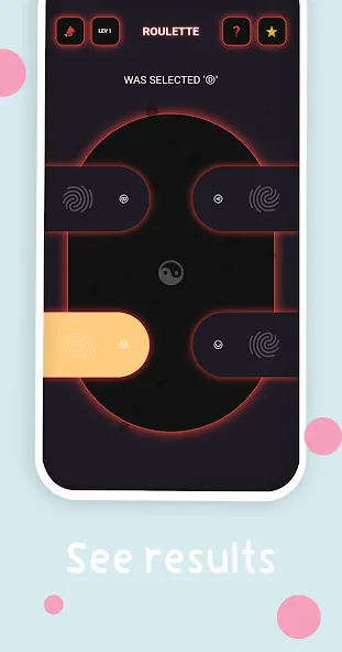 Mini : Finger Picker Chooser — скриншот 1 Mini : Finger Picker Chooser — скриншот 1