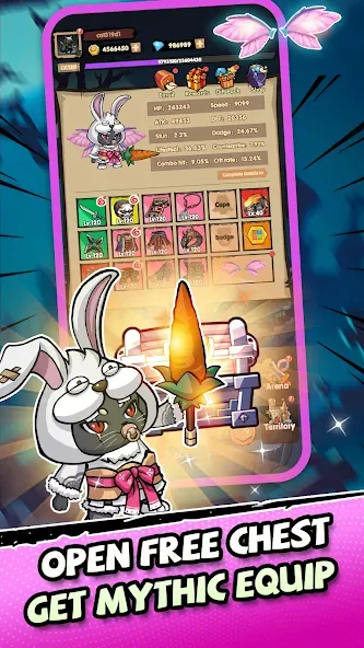 Ninja Cat - Idle Arena — скриншот 2