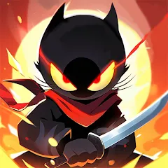 Ninja Cat - Idle Arena - MOD Много денег и кристаллов