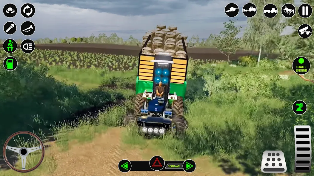 Farming Tractor Simulator Game — скриншот 4