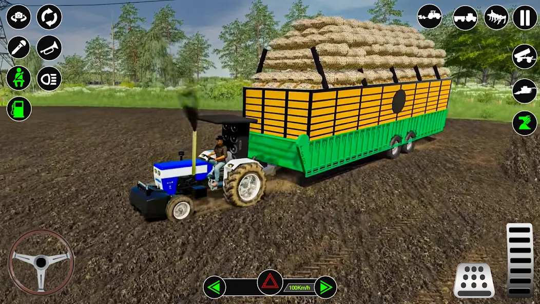 Farming Tractor Simulator Game — скриншот 5