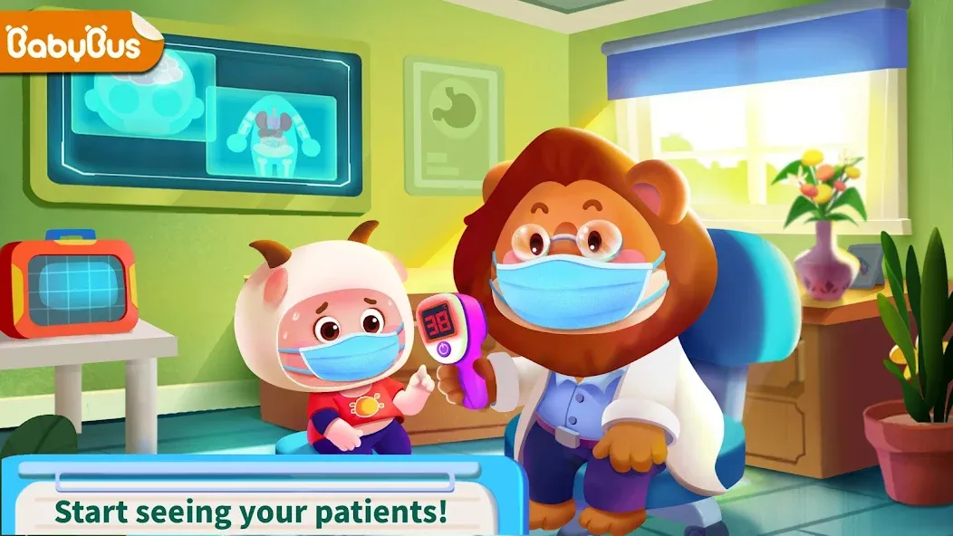 Baby Panda's Hospital Care — скриншот 1