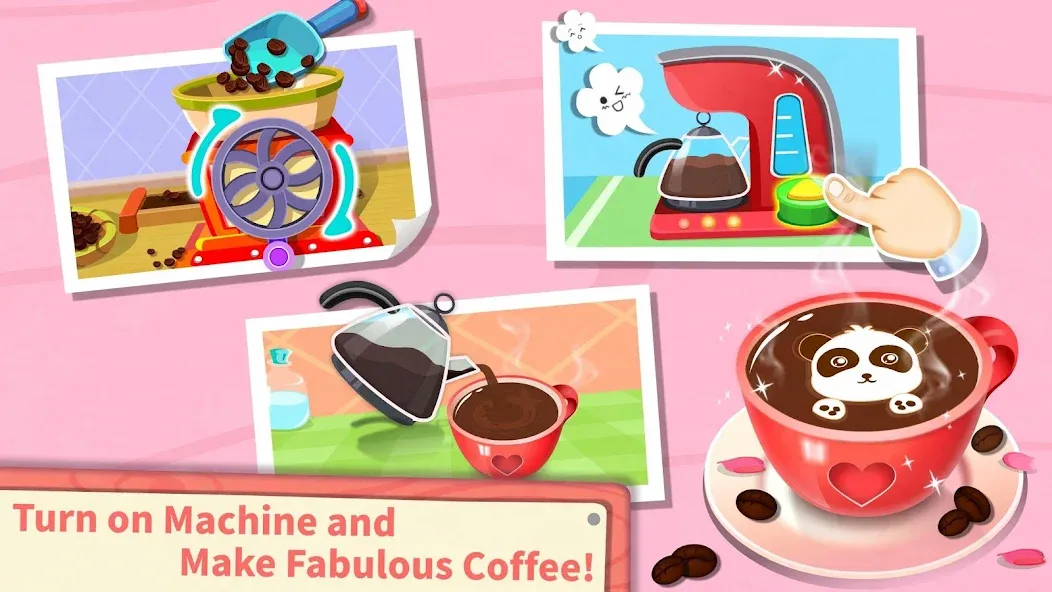 Baby Panda’s Summer: Café — скриншот 3