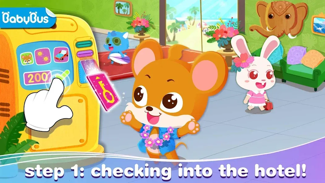 Baby Panda’s Summer: Vacation — скриншот 1