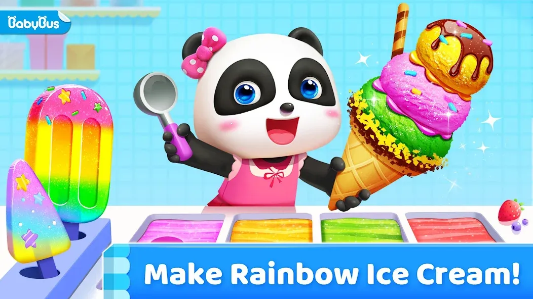 Little Panda's Ice Cream Games — скриншот 1 Little Panda's Ice Cream Games — скриншот 1